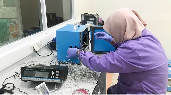 Dukung Program SKAM RT di DIY-Jateng 2024, BB Labkesmas Yogyakarta Kalibrasi Sanitarian Kit